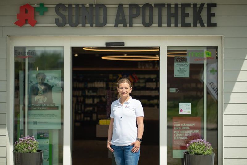 Aussenansicht der Sund Apotheke Aussenansicht der Sund Apotheke